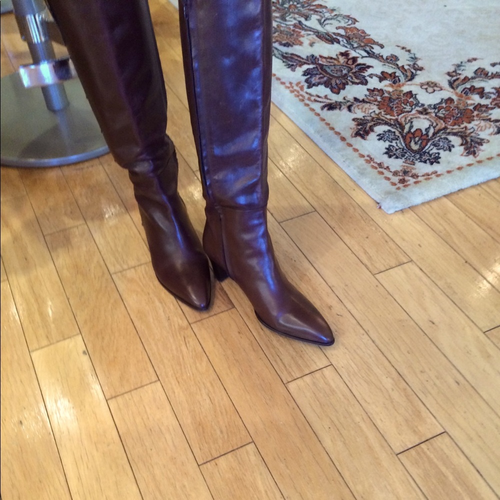 Brown Leather Boots
